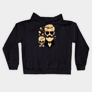 Father's Day skull Kids Hoodie